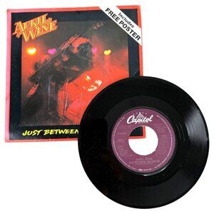 April Wine Just Between You & Me Big City Girl 45 RPM Vinyl Picture Sleeve Poste